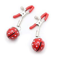 LIXBD 1 Pair Adjustable Clamps with Bells Non Piercings Women Body Jewelry 1.5cm (Size : Size 1)