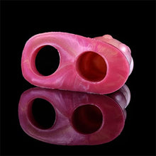 Load image into Gallery viewer, 7.16&quot; Monster Penis Sleeve Enlarger Silicone Penis Extension Sleeve with Cock Ring, Soft Men Penis Extender Cock Enlargement Male Adult Sex Toy
