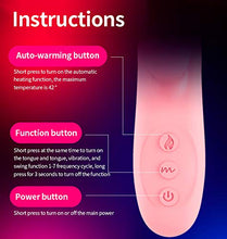 Load image into Gallery viewer, Clitoralis Stimulator for Women Clitoral G Spot Sucker Telescopic Toy Rose Sucking Vibrator Wand Silicone Dildo Vibrating Heating Swing Dildos Modes Vibrations Fun Panties
