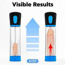 Load image into Gallery viewer, Penis Pump, Electric Penis Vacuum Pump - Automatic Vacuum Penis Enlargement Extend Pump with 3 Suction - Men Sex Toys - Pumps &amp; Enlargers, Penis Pump for Male Masturbation - Sex Toy Blue
