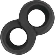 Load image into Gallery viewer, My Cockring Figure Eight Cock &amp; Scrotum Ring - Black
