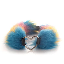 Load image into Gallery viewer, Cosplay Accessory Set of Fox Tail with Smooth Touch Metal Butt Plug Anus Sex Toys and Neck Collar (Color : Collar)
