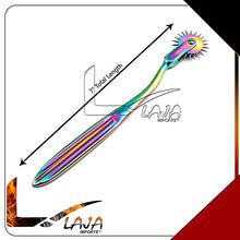 Load image into Gallery viewer, LAJA Imports Wartenberg Wheel - Strong Sensation Pinwheel (1 Head) Multi Color Rainbow
