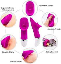 Load image into Gallery viewer, 2 in 1 Sex Toys Clitoral Stimulator Licking G-spot Nipple Vibrator Dildo, 10 Frequency Sucking Toy Licking Tongue Stimulator Clitoral Vibration Adult Vibrator Masturbation Toy Female Pleasure
