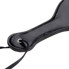 Load image into Gallery viewer, Leather Spanking Hand Slapper Wide Paddle With Satin Eye Mask Role Game Play
