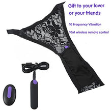 Load image into Gallery viewer, Remote Control Vibrator Bullet for Women Gift, 10 Vibrations Bullet Vibrator Wearable Panty Couple Vibrator, Rechargerable Vibrator with Remote Panty Vibrator Panties Adult Sex Toys G Spot Stimulator
