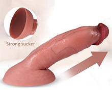 Load image into Gallery viewer, Large 10&quot; Realistic Dildo Flexible Thick Silicone Monster Dildo with Strong Suction Cup Base Lifelike Anal Dildo Adult Sex Toy for Women
