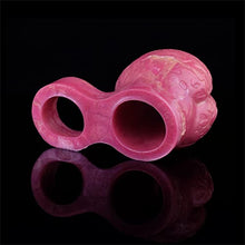 Load image into Gallery viewer, Knot Small Penis Sleeves Male Penis Enlargement Sleeve with Cock Ring Adult Sex Toy, Silicone Penis Enlarger Sleeve Soft Cock Sleeve Sex Toy for Men (L)
