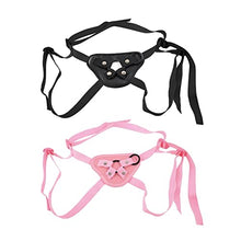 Load image into Gallery viewer, Lesbian Strap-on Pants Adjustable Belt Strap Ons Harness Strapon Panties with O-Rings Wearable Sex Toys (Color : BK)
