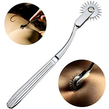 Load image into Gallery viewer, AnHua Stainless Steel Wheel Wartenberg Pinwheel Flirt Sensory Toys Roleplay Couple Fun
