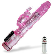 Load image into Gallery viewer, Rabbit Vibrator Slim Bunny LeLuv Pink Bundle with Mini Bullet
