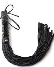 Load image into Gallery viewer, RIDIN Leather Sex Whip for Sex Play - Spanking Sex Flogger Adult Paddle - BDSM Whip Spanking Flogger
