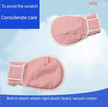 Load image into Gallery viewer, Pink Cotton Anti-Drawing Anti-Scratch Restraint Gloves For The Elderly And Patient Fixed Care With Sealing /Open Mouth (Medium, Open Mouth)
