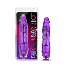 Load image into Gallery viewer, 9&quot; Thin Realistic Vibrating Dildo -- Powerful Multi Speed Long Veiny Vibrator -- Sex Toy for Women -- Sex Toy for Adults (Purple)
