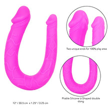 Load image into Gallery viewer, CalExotics SE-0311-70-2 Silicone Double Dong AC/DC Dong - Pink
