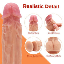 Load image into Gallery viewer, Thrusting Realistic Dildo Sex Toy with App Remote Control, G Spot Clitoral Anal Stimulator for Women with 9 Vibrating Modes, Adorime Silicone Dildo Vibrator with Strong Suction Cup Adult Toy 8.5 Inch
