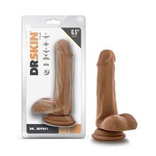 Load image into Gallery viewer, Blush Dr. Skin Realistic 6.5 Inch Long 1.25 Inch Thick Dildo with Suction Cup Base &amp; Balls Realistic Dildo Soft Real Feel Female Sex Toy Dildo for Beginners Women Men Couples Adult Sex Toy
