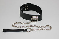 3D Kink Thick Faux Leather Slave Collar