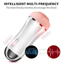 Load image into Gallery viewer, Silent 3D Realistic Waterproof Electric Silicone Toys Men Automatic Training Male USB Cable Rechargeable Charging Vagina Textured Masturbation Cup Deep Throat Hands Free
