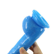 Load image into Gallery viewer, Flexible Dildos G Spot Penis Suction Cup Dick Manual Anal Vaginal Fake Penis Stimulating Massager Women Toys (Blue)
