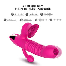 Load image into Gallery viewer, Oral Licking Clitoris Stimulate Masturbate Vibrator Sex Toys Telescopic Tongue Dildo Vagina Vibrator Massager for Women ZD0330
