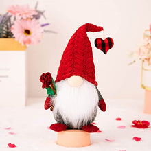 Load image into Gallery viewer, Christmas Decorations Bundle Valentine&#39;s Day Gift Red Knit Cap Doll Doll Furnishing Articles Furnishing Articles Couples (RD1, One Size)
