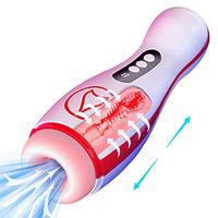 Automatic Male Masturbator, Male Masturbators Cup with 7 Thrusting & Rotating Modes for Penis Stimulation, Electric Pocket Pussy Male Stroker Toy, Adult Male Sex Toys for Men-6