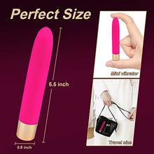 Load image into Gallery viewer, G Spot Bullet Vibrator for Women Clitoral Stimulation, Rechargeable Tapered Clitoris Massager Woman Sex Toys, Nipple Stimulator with 7 Vibration Modes Adult Toys (Pink)
