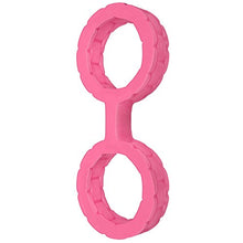 Load image into Gallery viewer, Doc Johnson Platinum Premuim Silicone - The Cuffs - Sturdy Silicone Handcuffs for Restraining Your Partner Easily and Comfortably - Large - Pink
