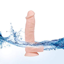 Load image into Gallery viewer, 6Inch The Professor, Charles, Light Lifelike Soft Dildos Realistic Dong with Power Suction Cup for Beginners Hands-Free Play &amp; strapon, Curved Shaft and Balls, Best Sexual Toy
