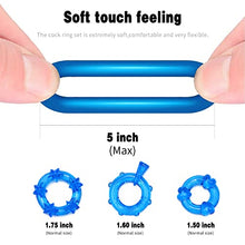 Load image into Gallery viewer, Silicone Cock Ring for Men, Soft Stretchy Penis Ring Penis for Sex Toy for Men T-426
