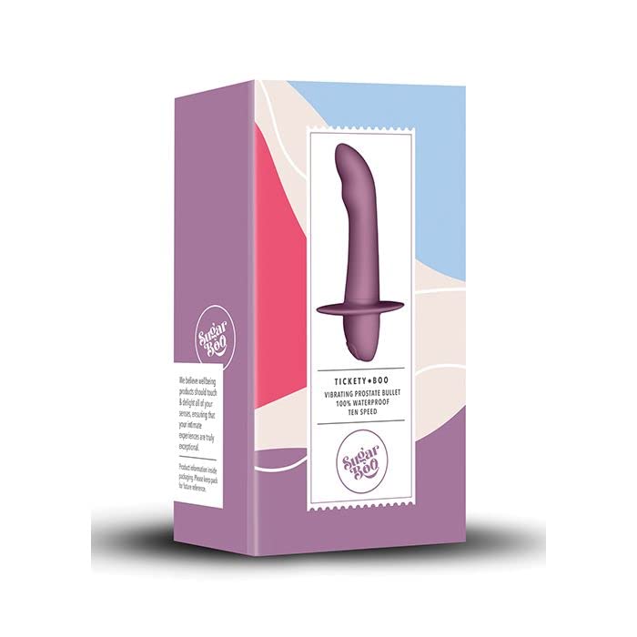 SugarBoo Tickety Boo Vibrating Prostate Bullet - Mauve