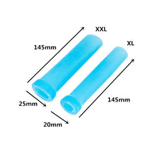 Load image into Gallery viewer, XL XXL Super Elastic Silicone Sleeve for Penis Extender Pump Silicone Glans Protector Cap Replacement Clamping Kit (Blue XL XXL)
