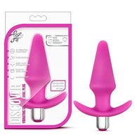 Blush Discover - 10 Vibration Modes Platinum Puria Silicone Anal Plug - 5