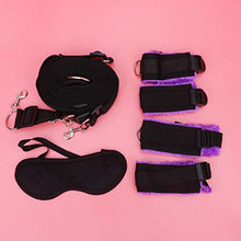 Load image into Gallery viewer, PRETYZOOM 13pcs Bed Restraint Toy SM Bondage Whip Eye Couples Play Games for Cosplay Stimulators Couple Pleasure Toy Black Purple
