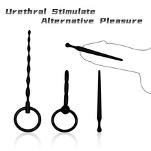 Load image into Gallery viewer, Interesting 3-Piece Silicone Male Urethral Plug Kit,Suitable for Beginners
