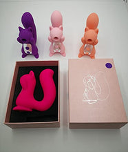 Load image into Gallery viewer, Soft Silicone Squirrel Sex Sucker 10 Frequency for Women Sex, Wiggling Wearable G Spot Vibrator Dildo Adult Sex Toy, Waterproof, Rechargeable Toy for Women and Couples (Purple)
