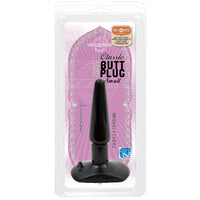 Butt Plug- Black- Small