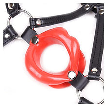 Load image into Gallery viewer, COVETHHQ BDSM Slave O Ring Silicone Lips Open Mouth Gag Fetish Kinky Adult Games Harness Bondage Equipment Sex Toys (Color : Belt-Pink)
