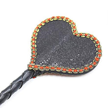 Load image into Gallery viewer, Leather Flirting Slapper Creative Spanking Paddle Bat Restraint Toy Role- Play Accessories for Couples Adults Home Bar (Heart Shape) Decor for Banquet Celebration Favors
