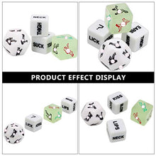 Load image into Gallery viewer, 16pcs Funny Adult Dices Game Funny Love Dices Toy Positions Game Dice English Role Play Accessories for Couples Lovers
