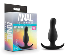 Load image into Gallery viewer, Blush Anal Adventures Platinum Curve Plug Silicone Prostate Plug - Design Keeps Product Securely In Place - Base For Safety, Comfort &amp; Wearability - Beginners Ultrasilk Satin Smooth Sex Toy For Adults
