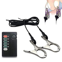 Electric Nipple Clamps, 2023 New Nipple Clamps, Nipple Jewelry Non Piercing, Suitable for Ladies Own Use and Flirting with Couples e5 (1pcs)