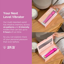 Load image into Gallery viewer, [Premium Personal Water Resistant Vibrators] - 20 Patterns &amp; 8 Intensity - Rechargeable [6 Hour Run Time] Wand - Sexual Vibrator for Her | Adult Toys for Pleasure | Wand Massager Vibrator (Hot Pink)
