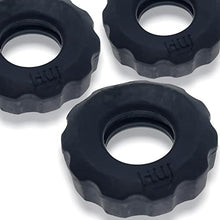 Load image into Gallery viewer, hnkyjunk Super HUJ, 3-Pack C-Rings Penis Rings, Tar ICE
