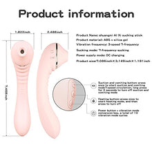 Load image into Gallery viewer, Clitorals Sucking Toys Vibrator Soft Dual Motor Nipple Toy Rose for Women Cordless Pleasure Quiet Thrusting Waterproof Tongue Heating Sucker Vibrate pleasurable Heat Stimulator
