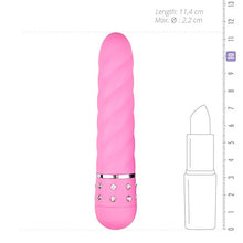 Load image into Gallery viewer, EasyToys Love Diamond Twisted Vibrator, Pink, 67 Gram
