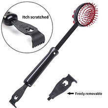 Load image into Gallery viewer, Double Sided Relief Hammer Friction Scratcher Massage Telescopic Stick for Man Female
