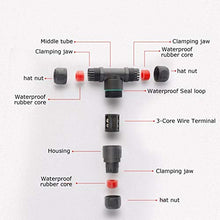 Load image into Gallery viewer, Kadimendium IP68 Waterproof Connector, Professional Waterproof Connector Sturdy Flame Retardant Nylon Practical for Industrial Accessories
