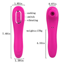 Load image into Gallery viewer, Clitoral Sucking Vibrator Clit Sucking Toy for Women, Waterproof, Rechargeable (Red)
